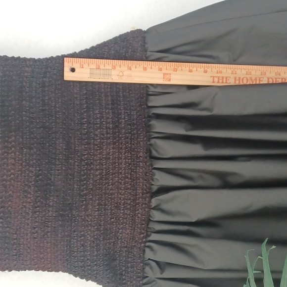 Vintage Nili Martin Cocktail Dress, Dark Brown Skirt, Varigated Brown Top, Sz 10 - Picture 10 of 12